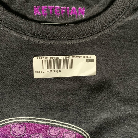 Ketefian “Leanin” Tee Black Large - Picture 3 of 3